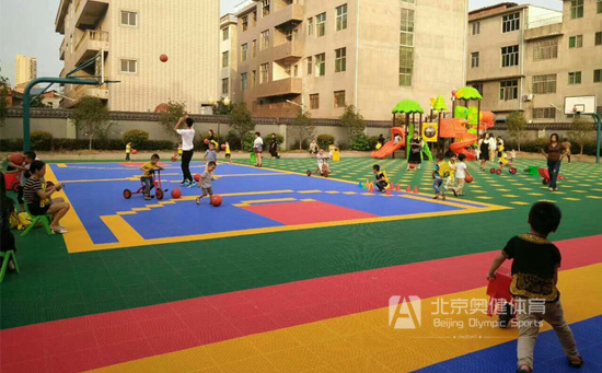 幼兒園拼裝地板地面