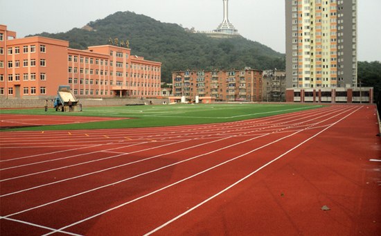 混合型塑膠跑道圖片